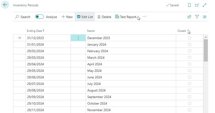 inventory period