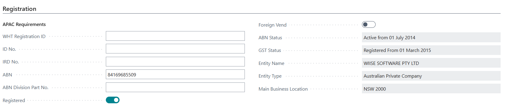ABN Lookup