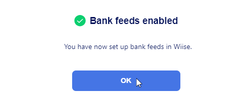 bank feed enabled