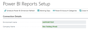 power bi report setup