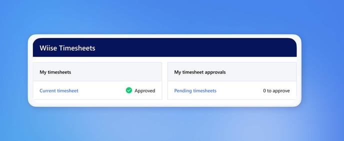 Wiise timesheets